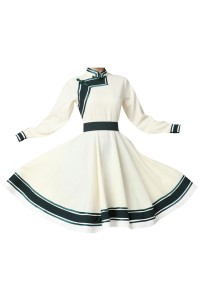Design women's Mongolian dance performance costumes custom-made new Mongolian dance practice skirt art test swing skirt Mongolian robe Mongolian dance costumes for women SKDO014
